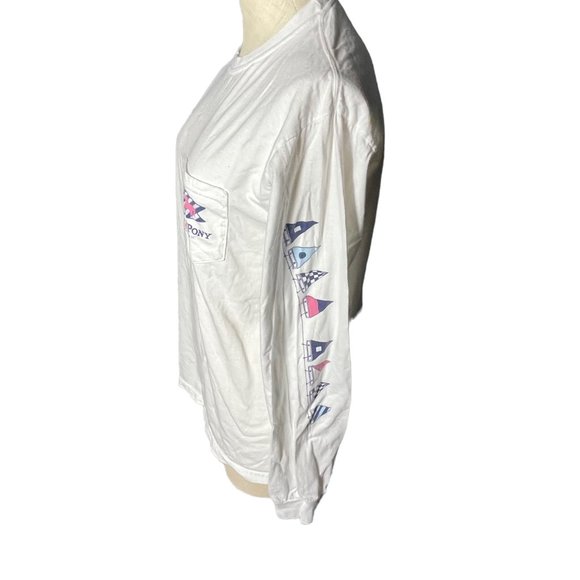 Pink Pony Mackinac Island Yacht Long Sleeve Tee size Medium - Picture 3 of 4